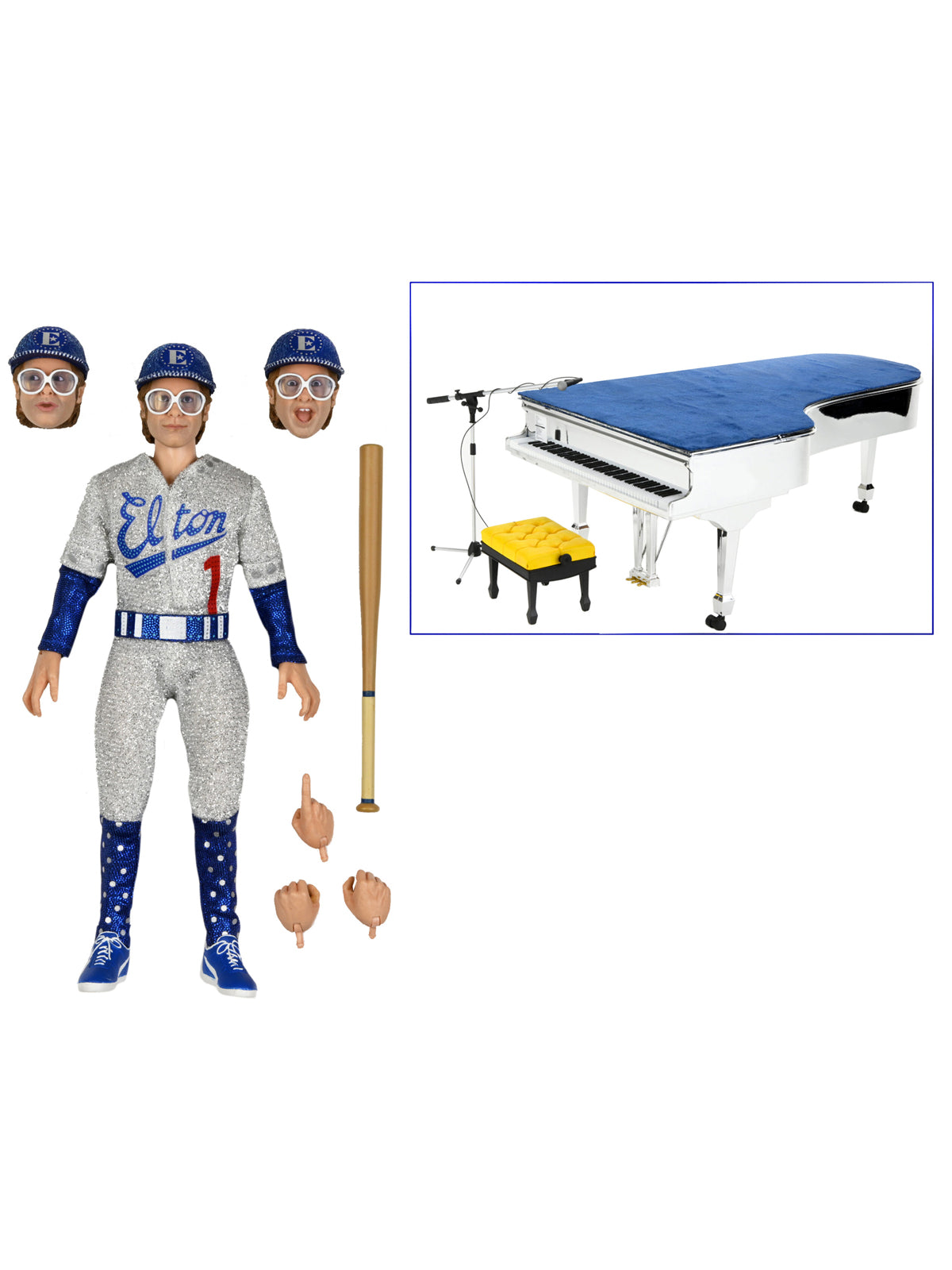 Elton John Live (1975) 8" Clothed Action Figure Tribute