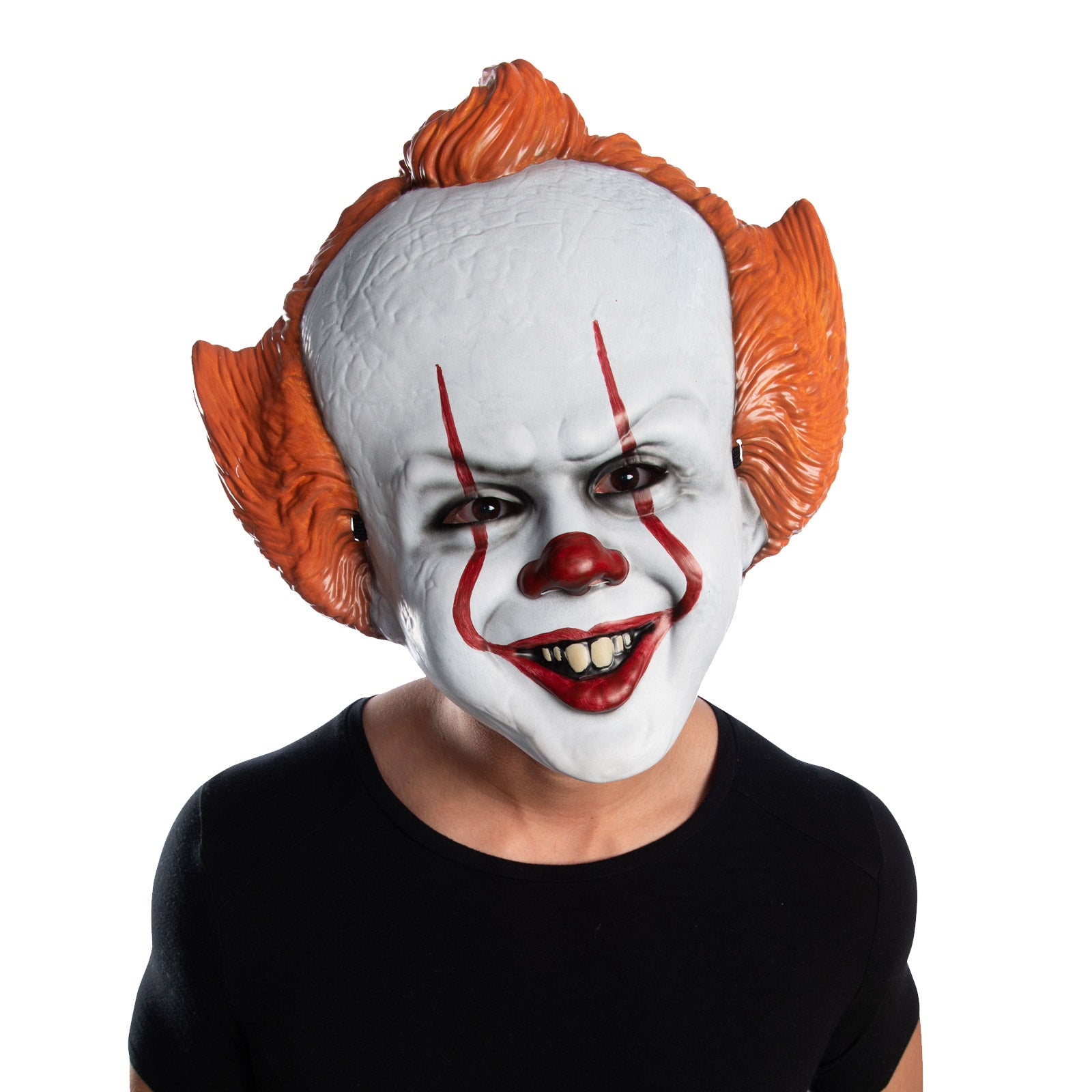 Pennywise Vacuform Moulded Mask - Adult Scary Halloween