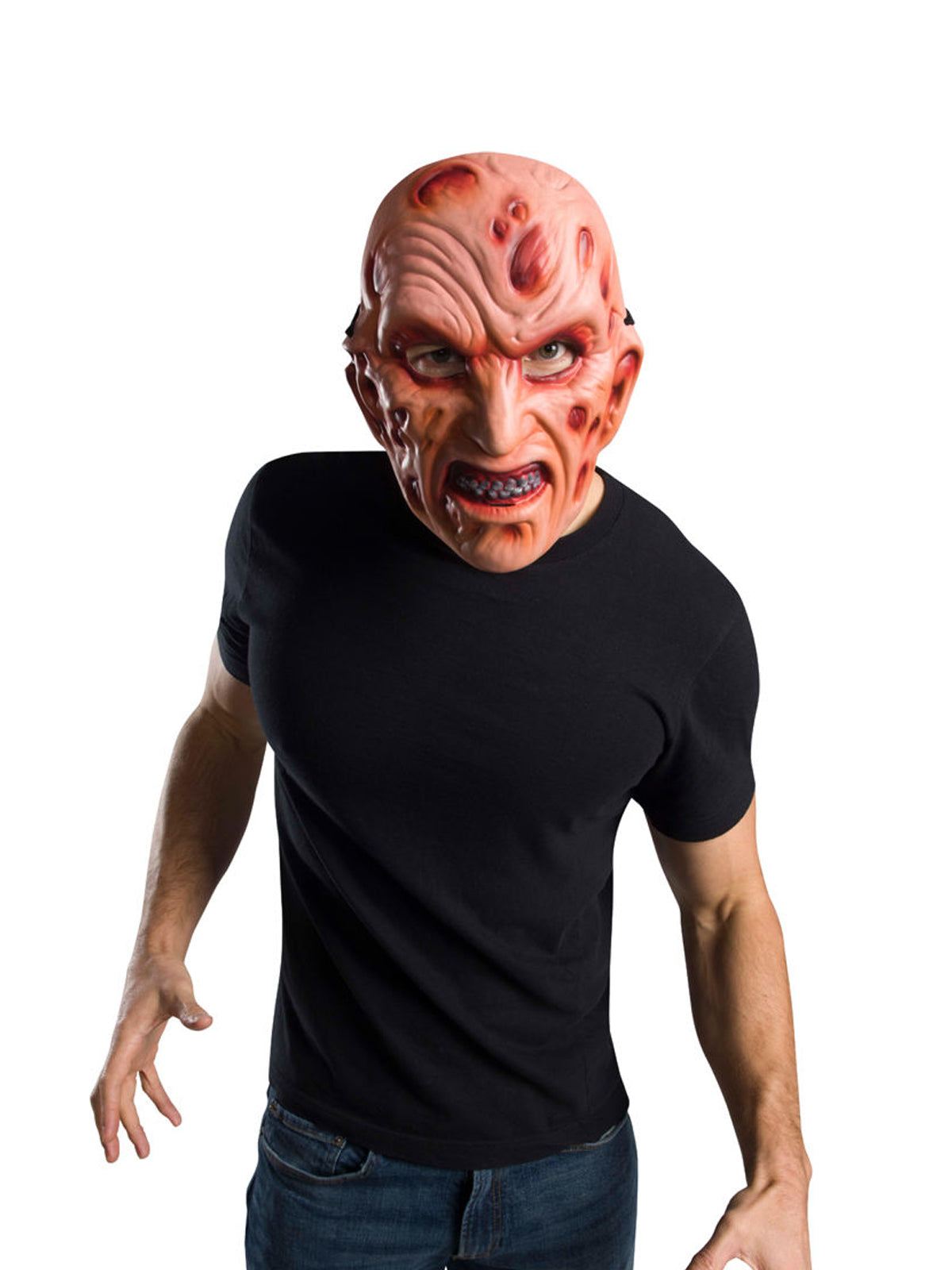 Freddy Krueger Vacuform Mask for Adult Horror Fans