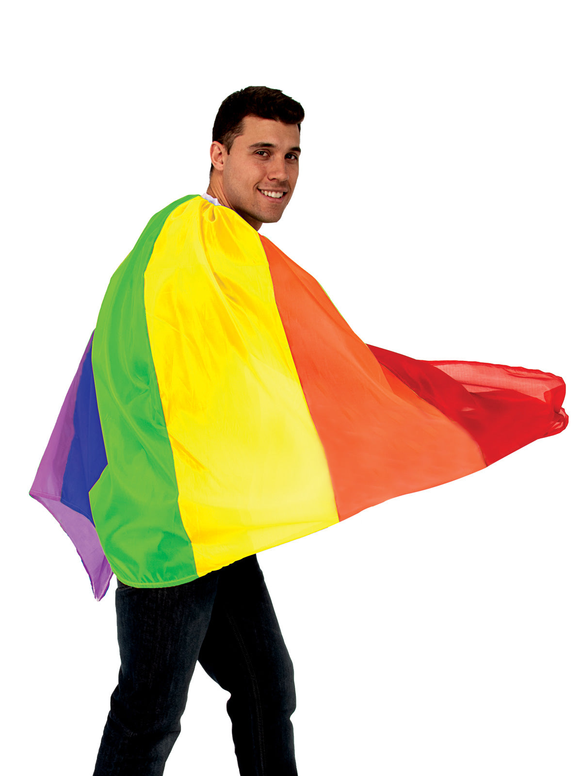 Vibrant Rainbow Cape - Adult for Every Occasion