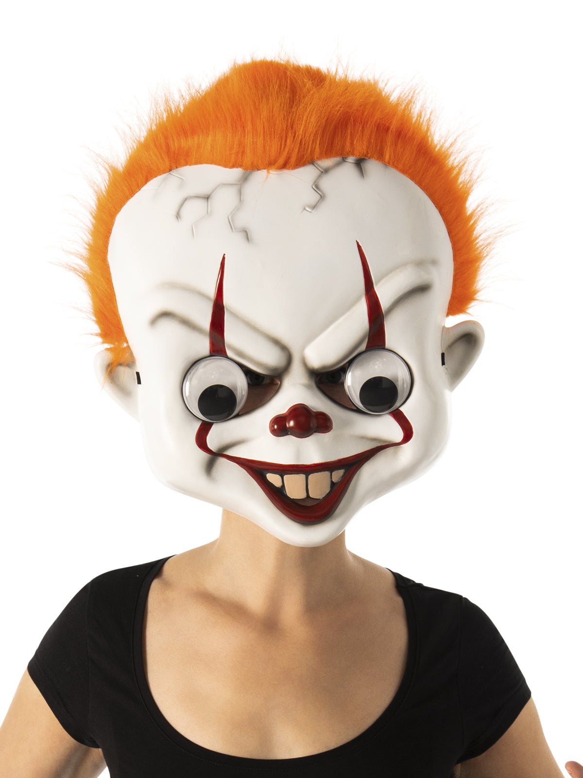 Pennywise Googly Eyes Mask for Halloween Fun