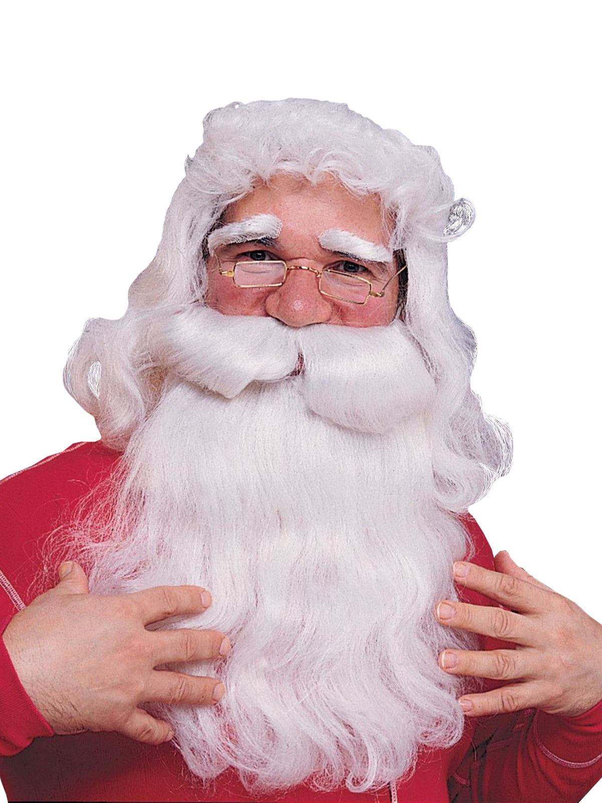 Santa Beard & Wig Set - Adult for Festive Fun