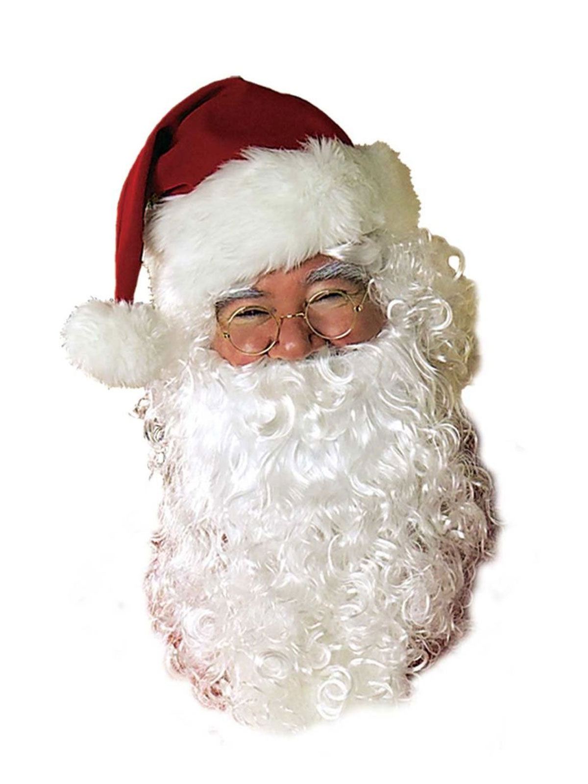 Santa Beard & Wig Set - Adult for Festive Fun