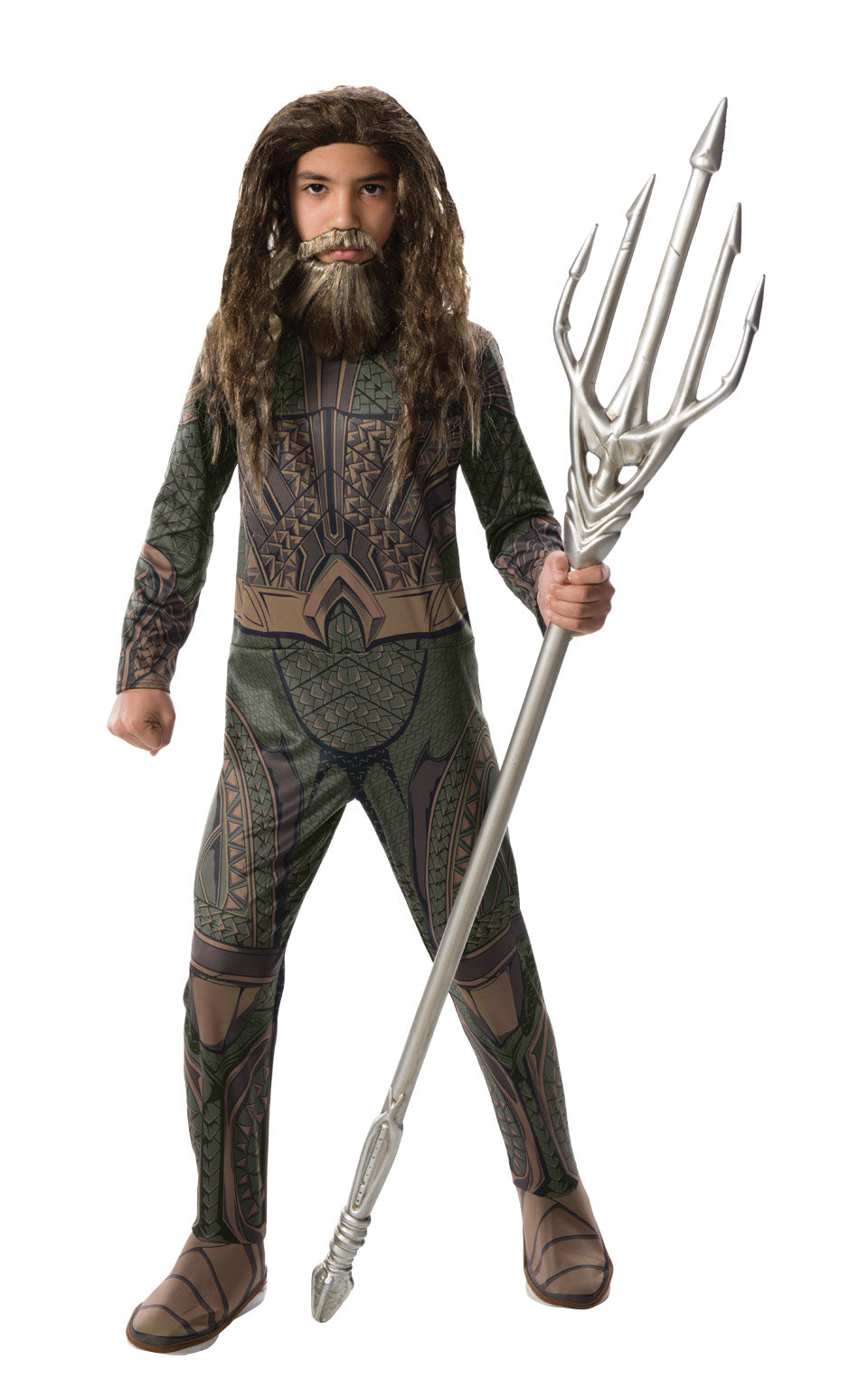Aquaman Beard & Wig Set - Perfect for Kids' Costumes