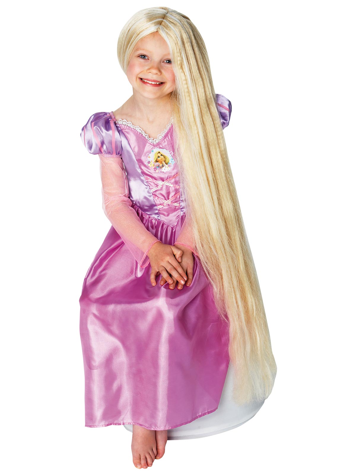 Rapunzel Glow In The Dark Wig for Kids