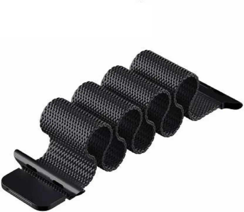 Black Silver iWatch Bracelet Fancy Metal Strap 38/40/41mm