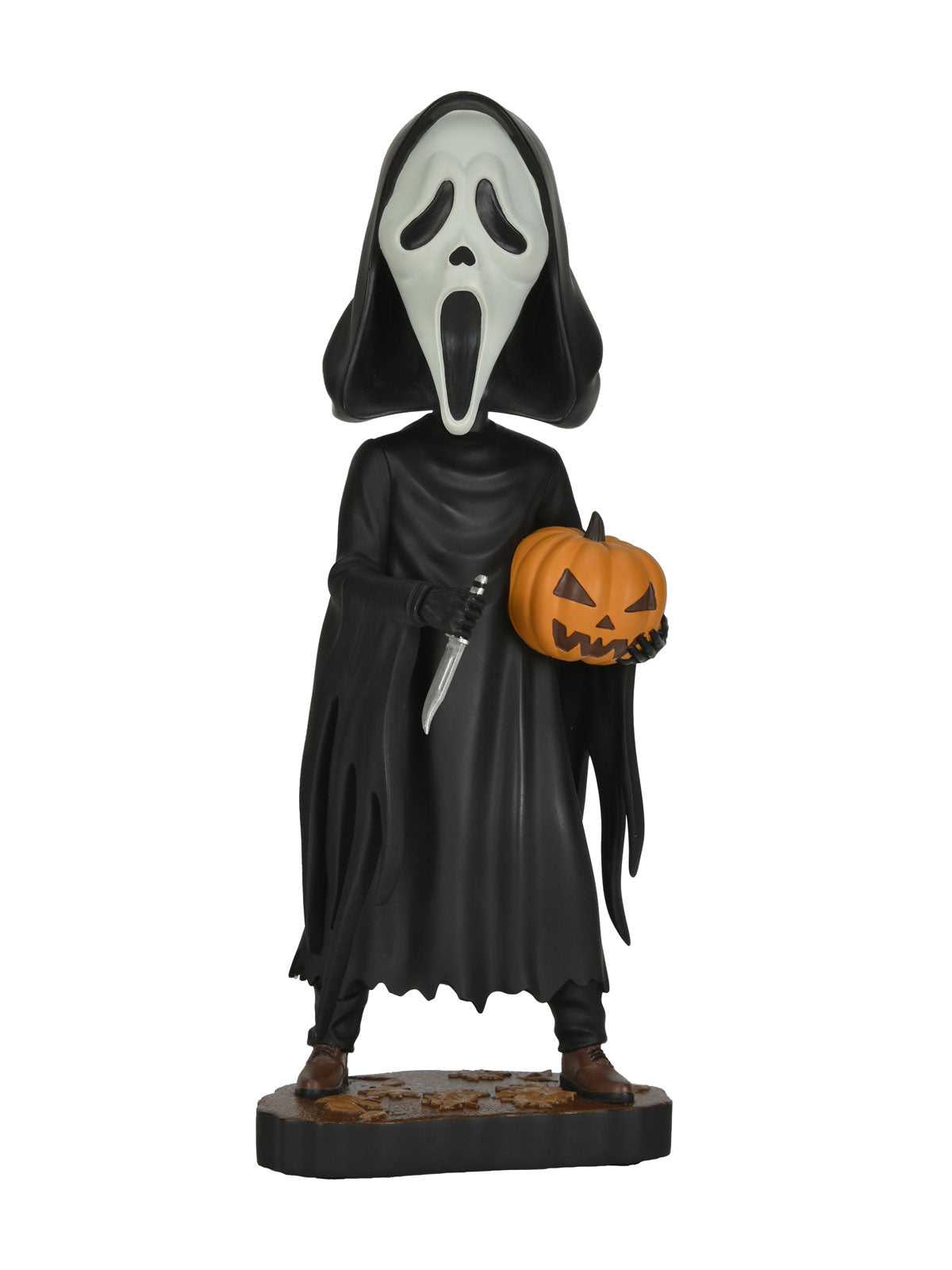 Ghost Face With Pumpkin Head Knocker Unique Collector's Piece