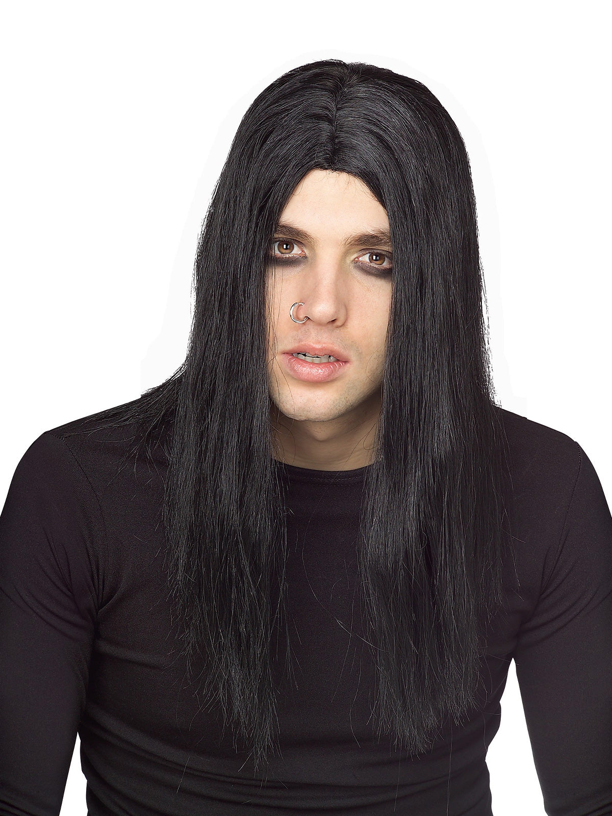 Evildoer Black Wig - Adult for Halloween Costumes