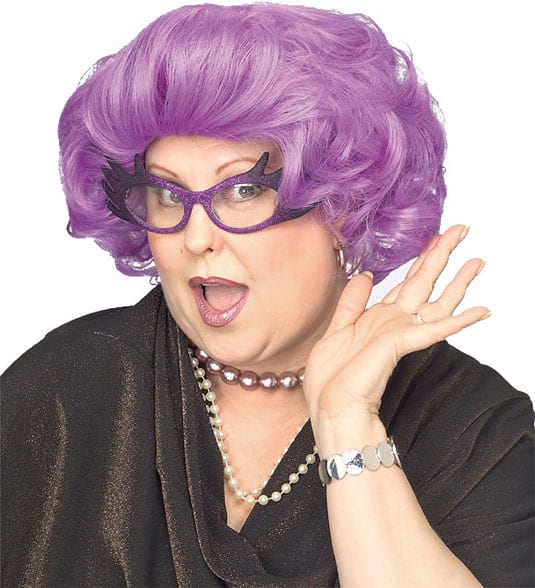 The Dame Purple Wig - Adult for Fun Costumes
