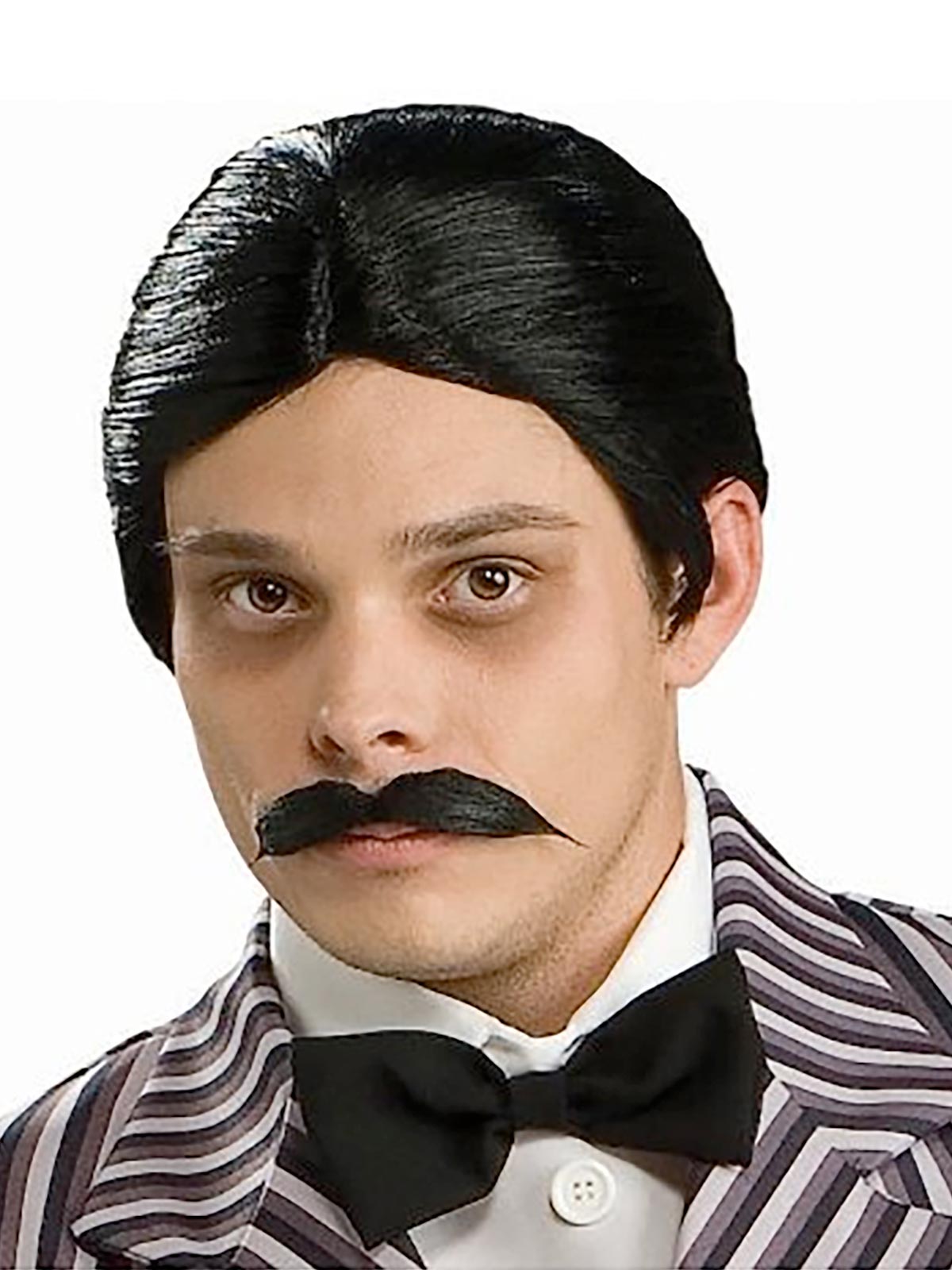 Gomez Wig & Moustache - Adult Costume Essential
