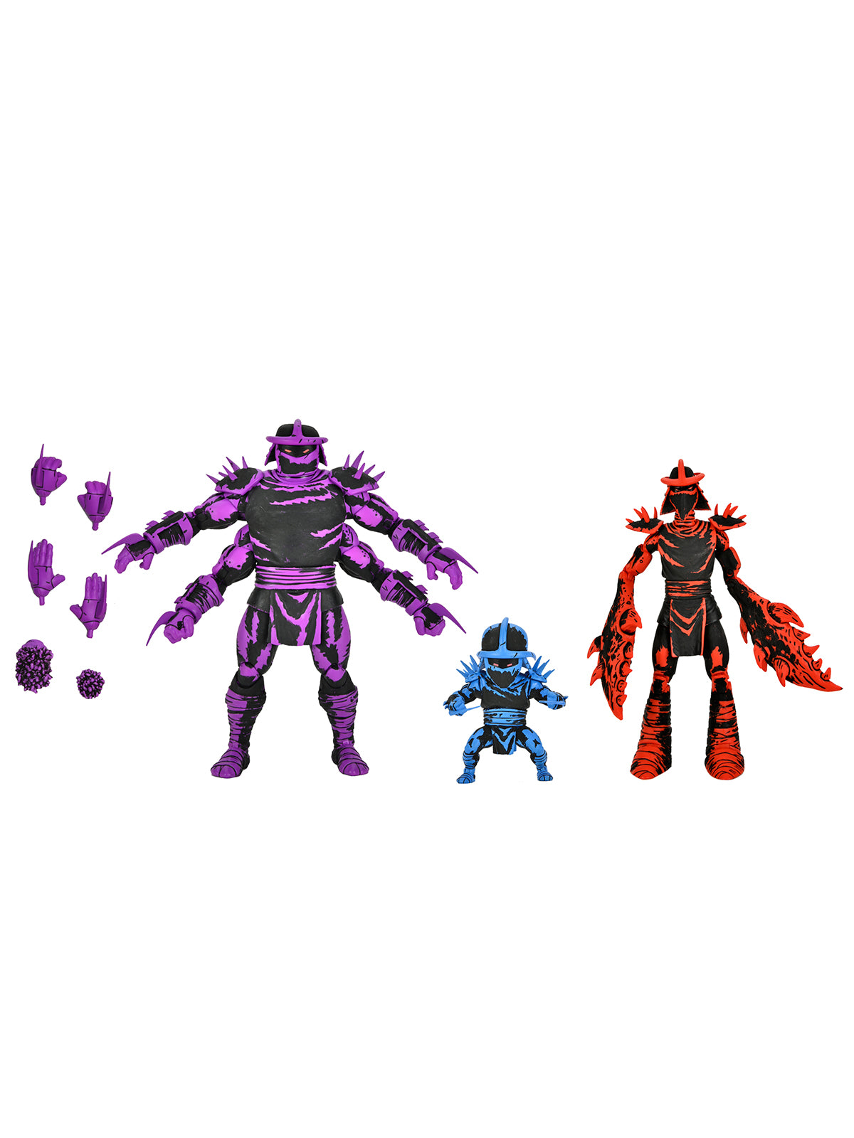 TMNT Shredder Clones Box Set with Extra Hands