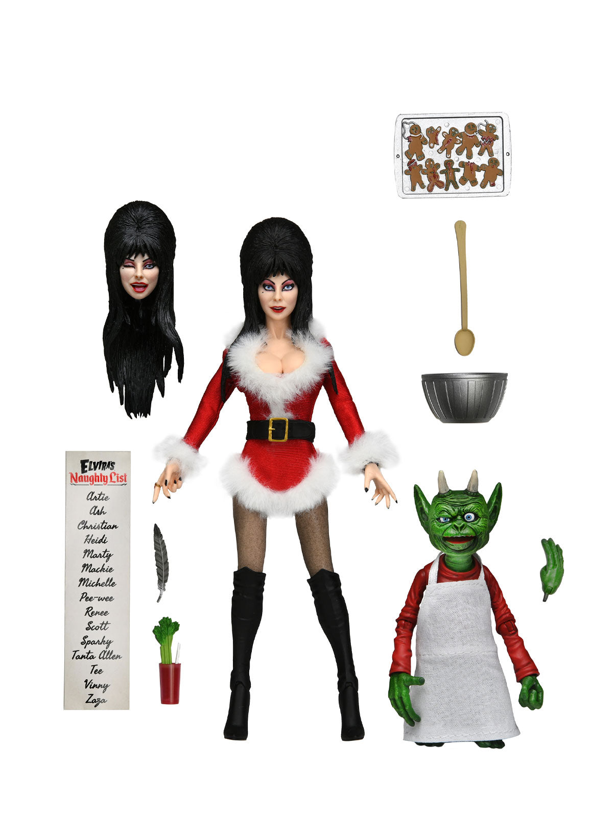 Elvira Very Scary Christmas 8" Action Figure Collectible