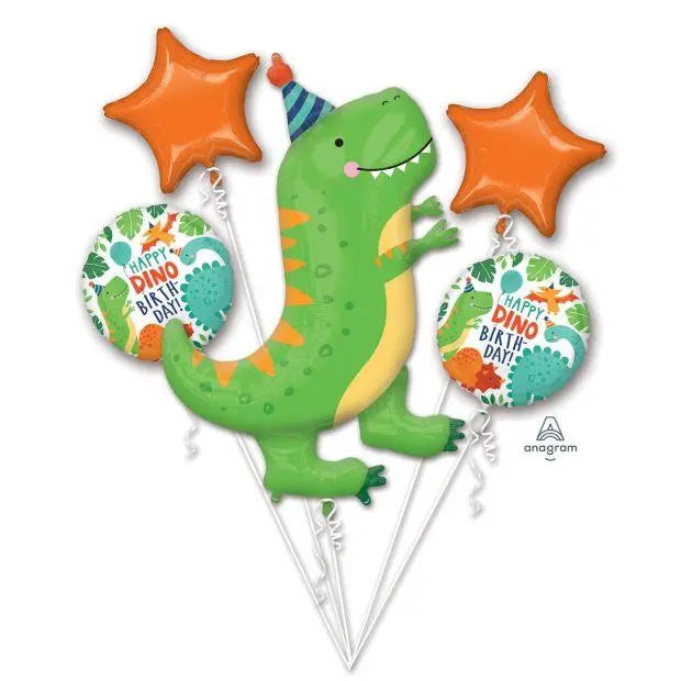 Anagram Foil Balloon Bouquet Dinomite Party image 0