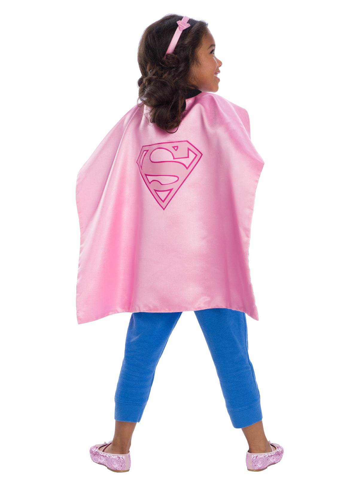 Supergirl Cape And Headband Set for Young Heroes