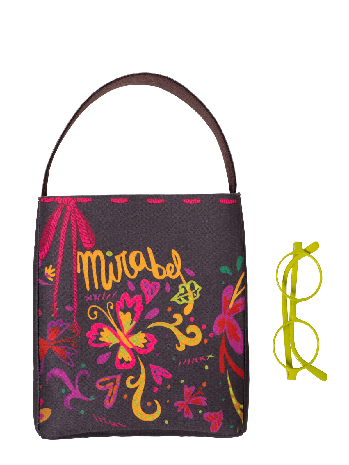 Mirabel Encanto Glasses & Satchel - Fun Dress-Up Accessory