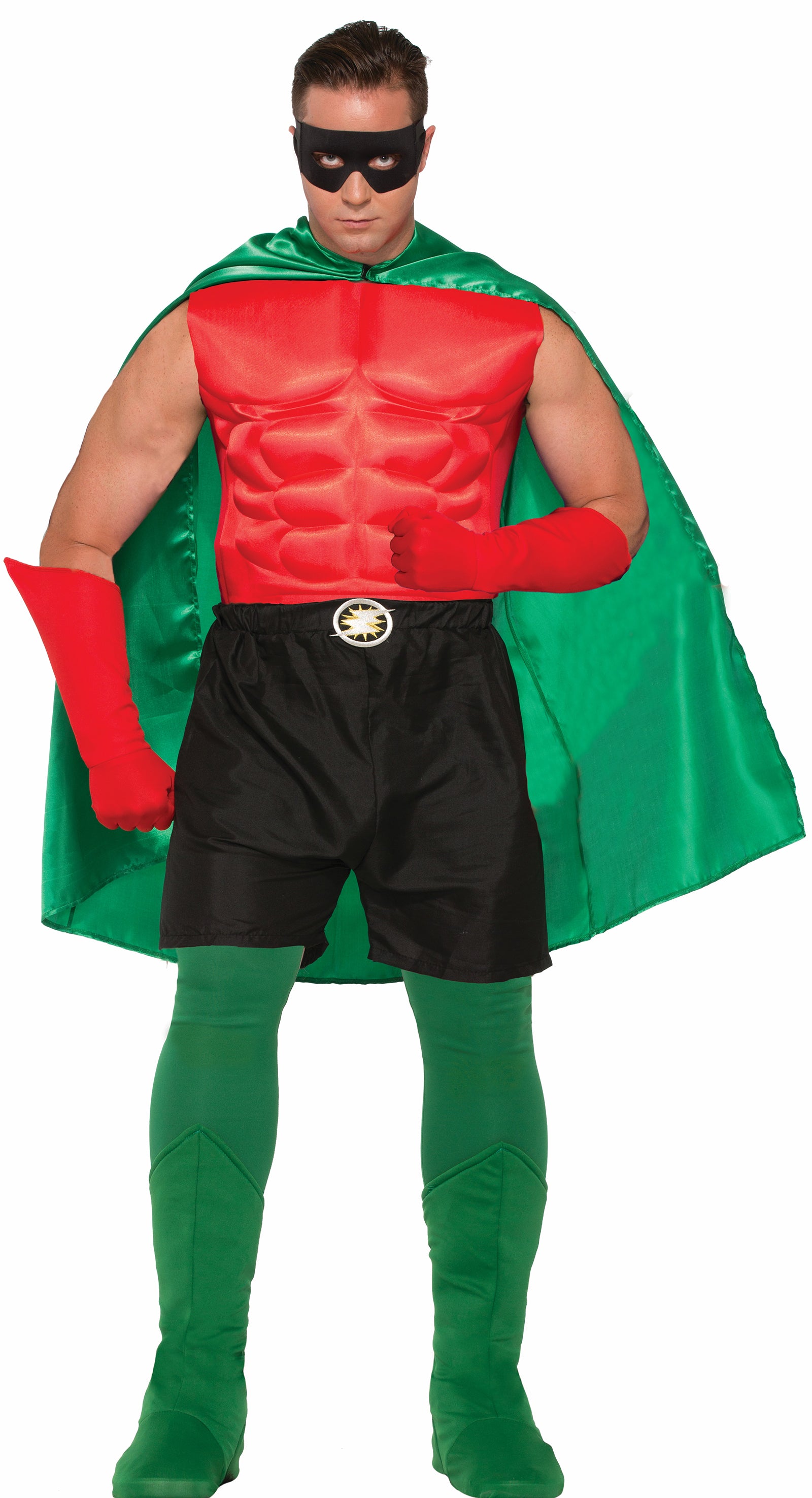 Adult Green Hero Cape for Superhero Adventures