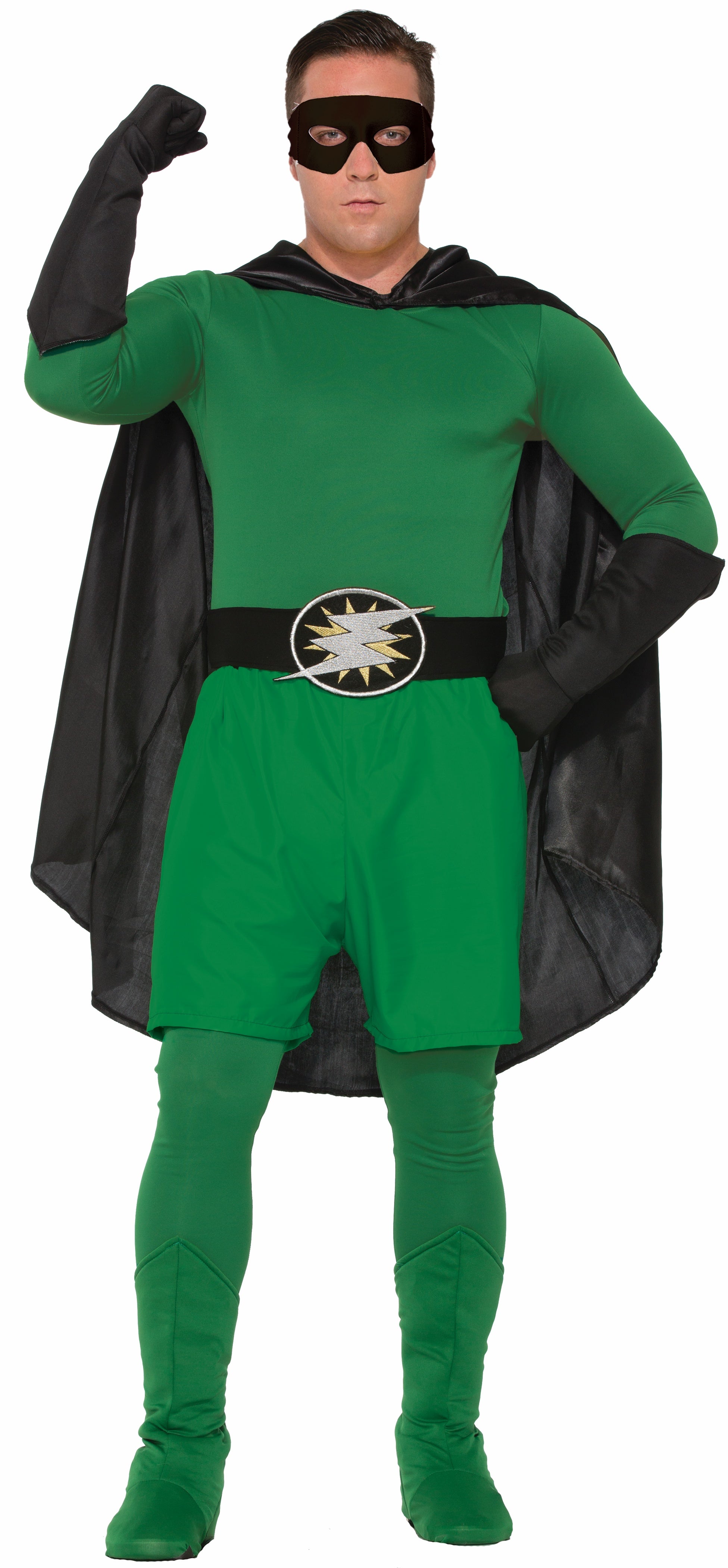 Hero Boxer Shorts - Green - Comfortable Fit For Adults