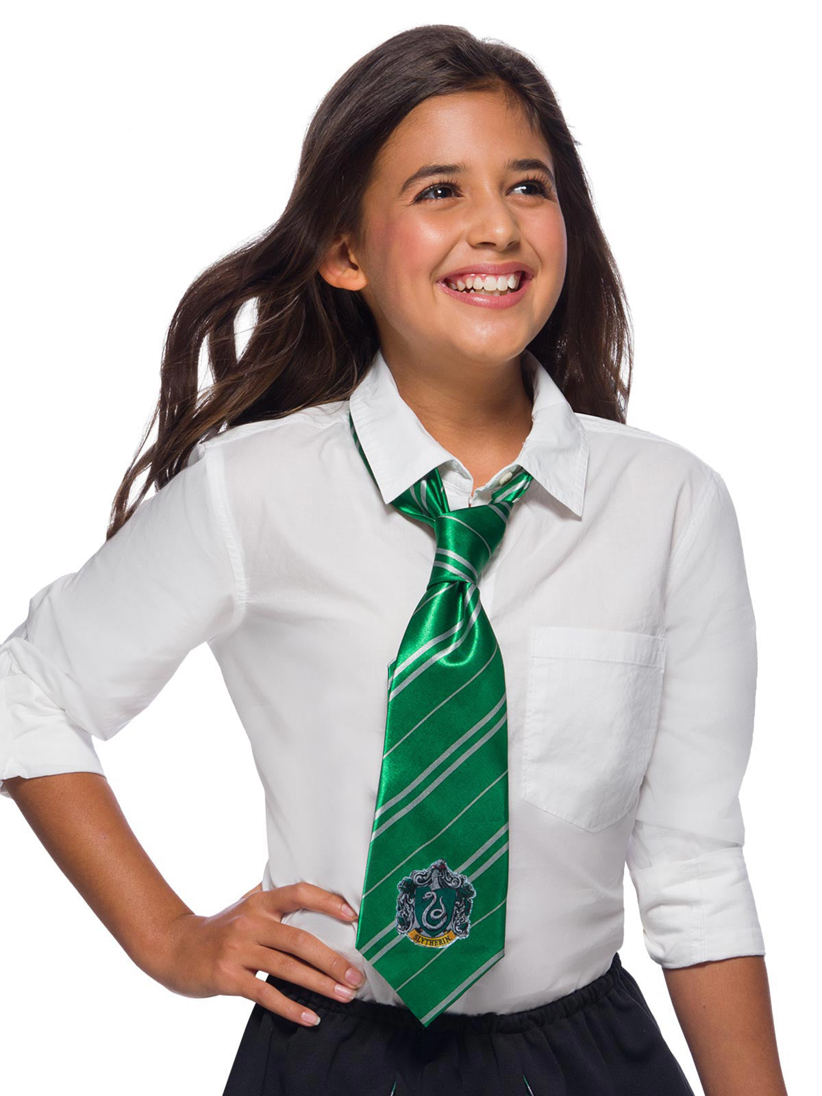Stylish Slytherin Tie for Wizarding Fans