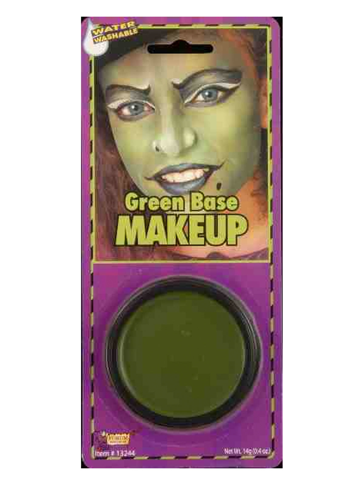 Vibrant Green Grease Makeup for Costumes