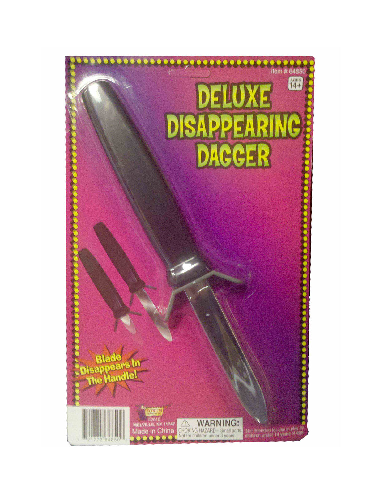 Disappearing Dagger Prop - Deluxe Illusion Effect
