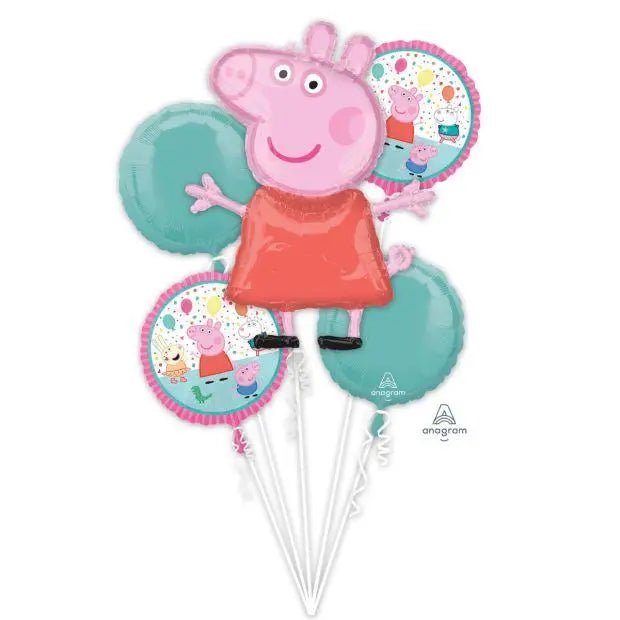 Anagram Licensed Foil Balloon Bouquet Peppa Pig image 0