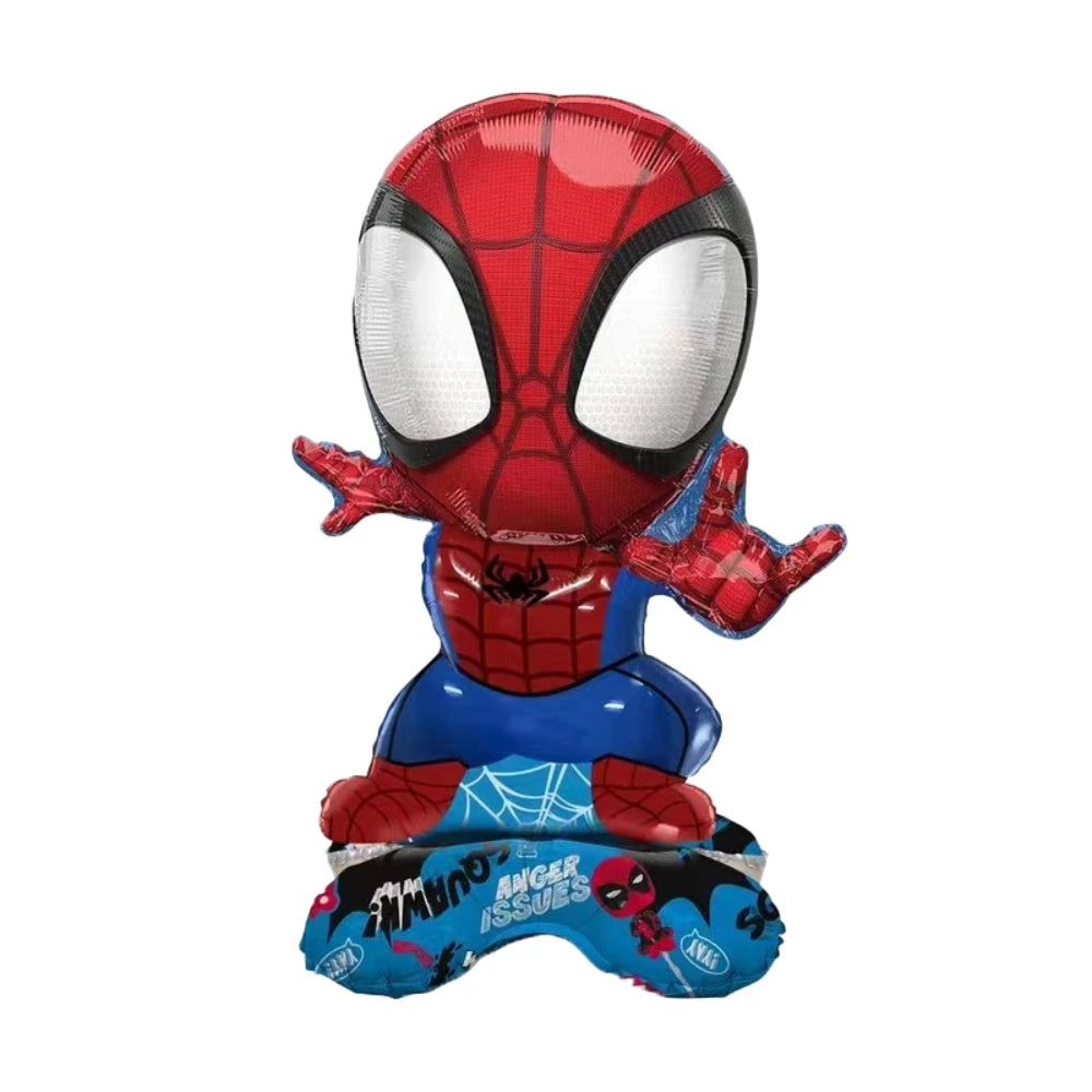 P1 Birthday Spider Men Foil Balloon For Kids Birthday Party 37*55cm image 0