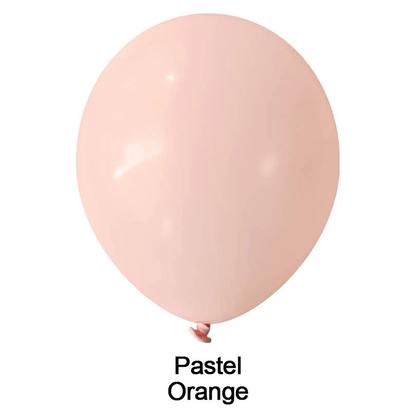 36" Pastel Orange Latex Balloon Birthday Party Décor P4