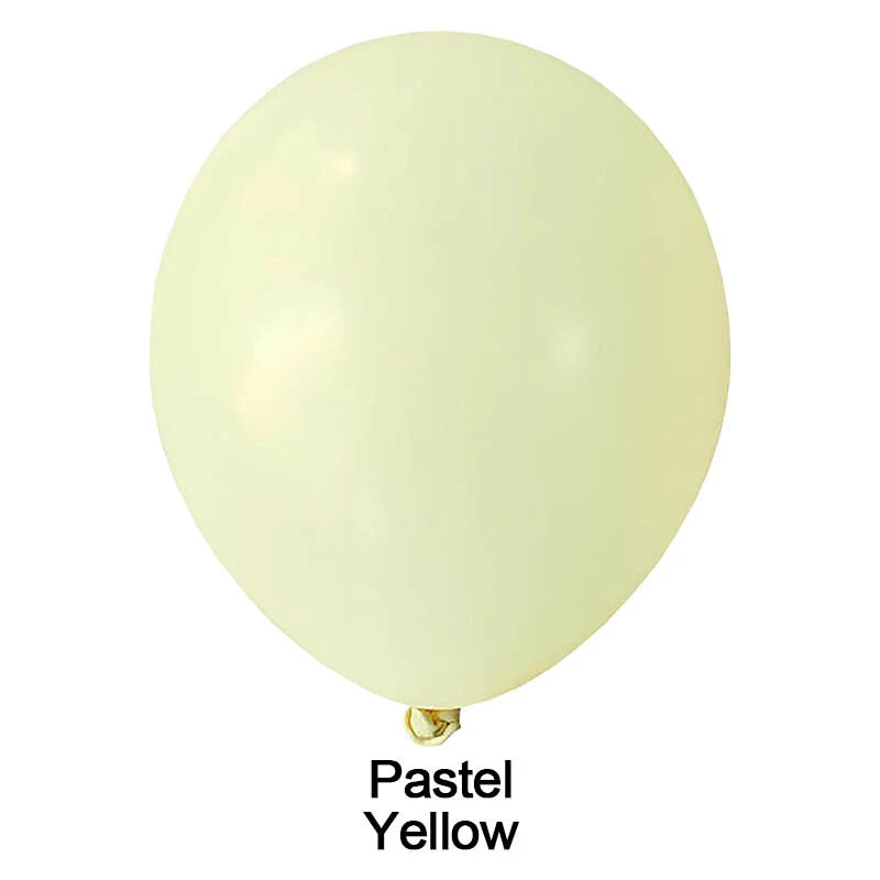 36" Pastel Yellow Latex Balloon Birthday Party Décor P4